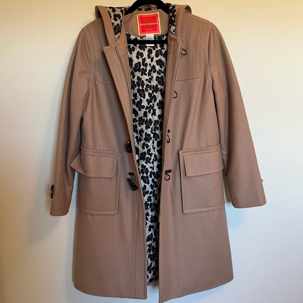 Isaac Mizrahi For Target Wool Stadium Coat In Cam… - image 2